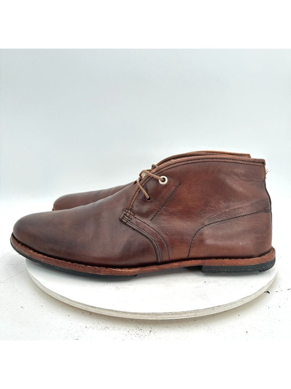 Timberland Company Wodehouse Men Size 10 Brown Leather Plain Toe Chukka Boot